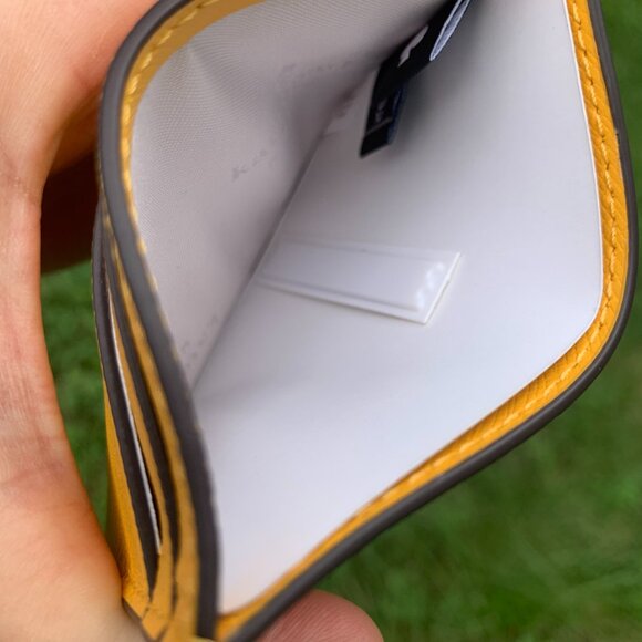 Kate Spade Madison Saffiano Leather Cardholder,Daffodil New with dust bag - Picture 9 of 11